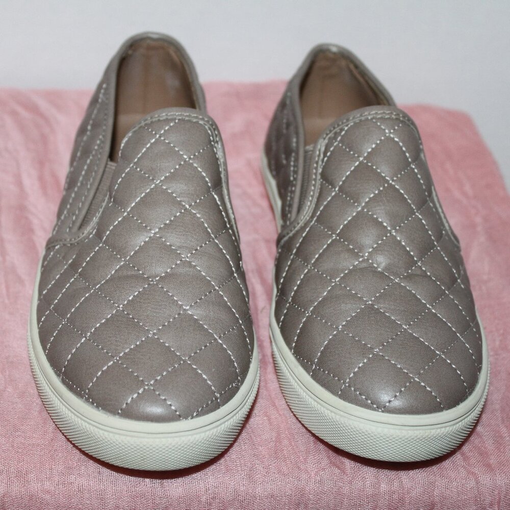 Steve Madden Taupe Slip On Shoes